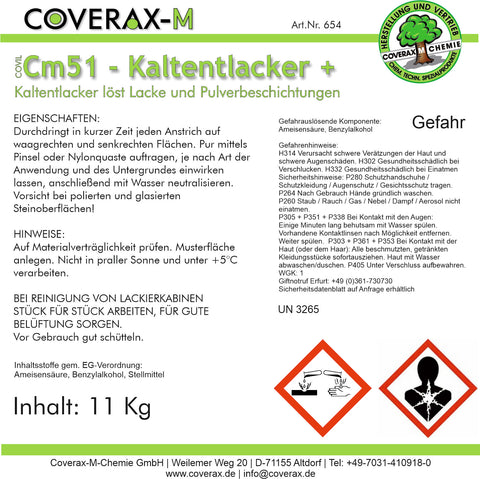 CM 51 Kaltentlacker (Art. Nr. 654)