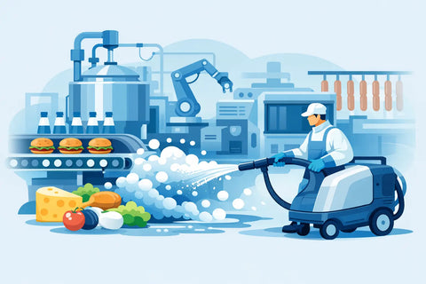 Maschinenreiniger in der Lebensmittelindustrie einsetzen