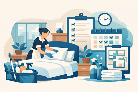 Hotelzimmer-Reinigungsplan richtig organisieren