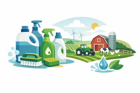Reinigungsmittel für landwirtschaftliche Betriebe