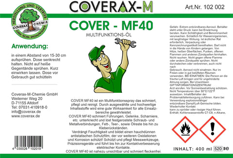 Cover-MF40 (Art. Nr. 10202), Karton á 12 Dosen